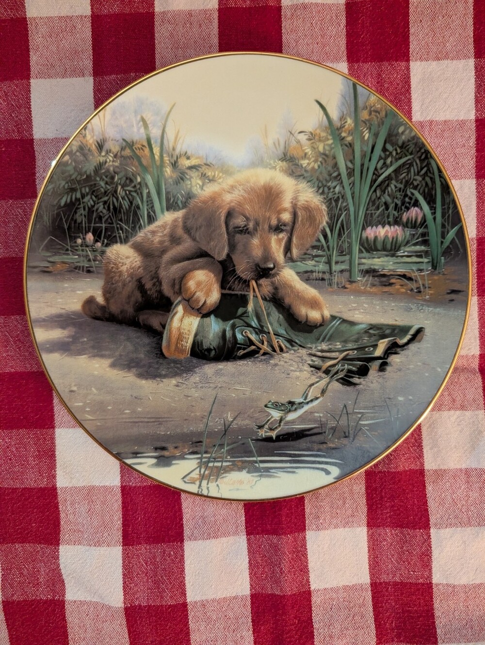 Vintage River Shore LTD Collectible Plate By Jim Lamb